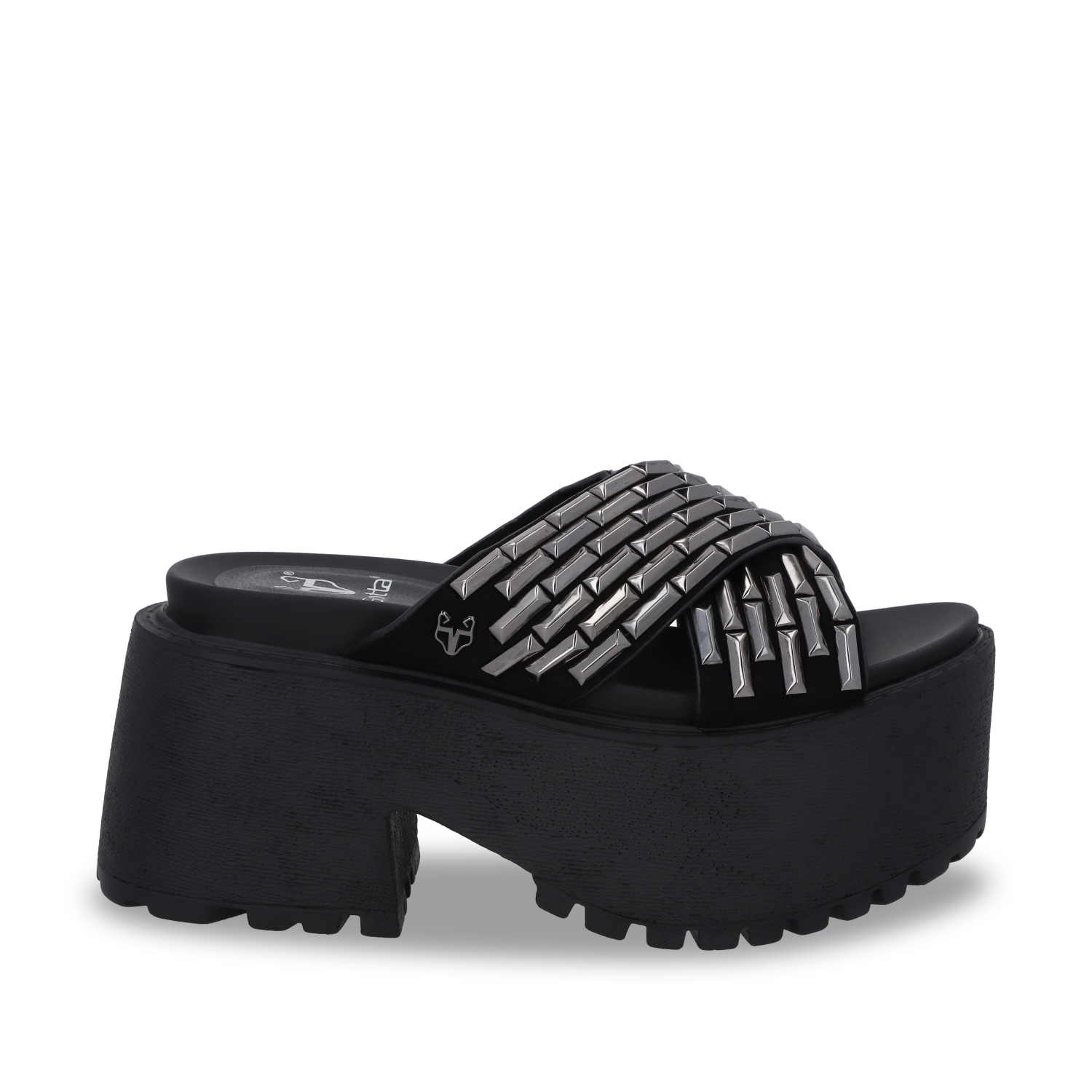 SANDALIA PLATAFORMA NEGRO MUJER 1567C - 1