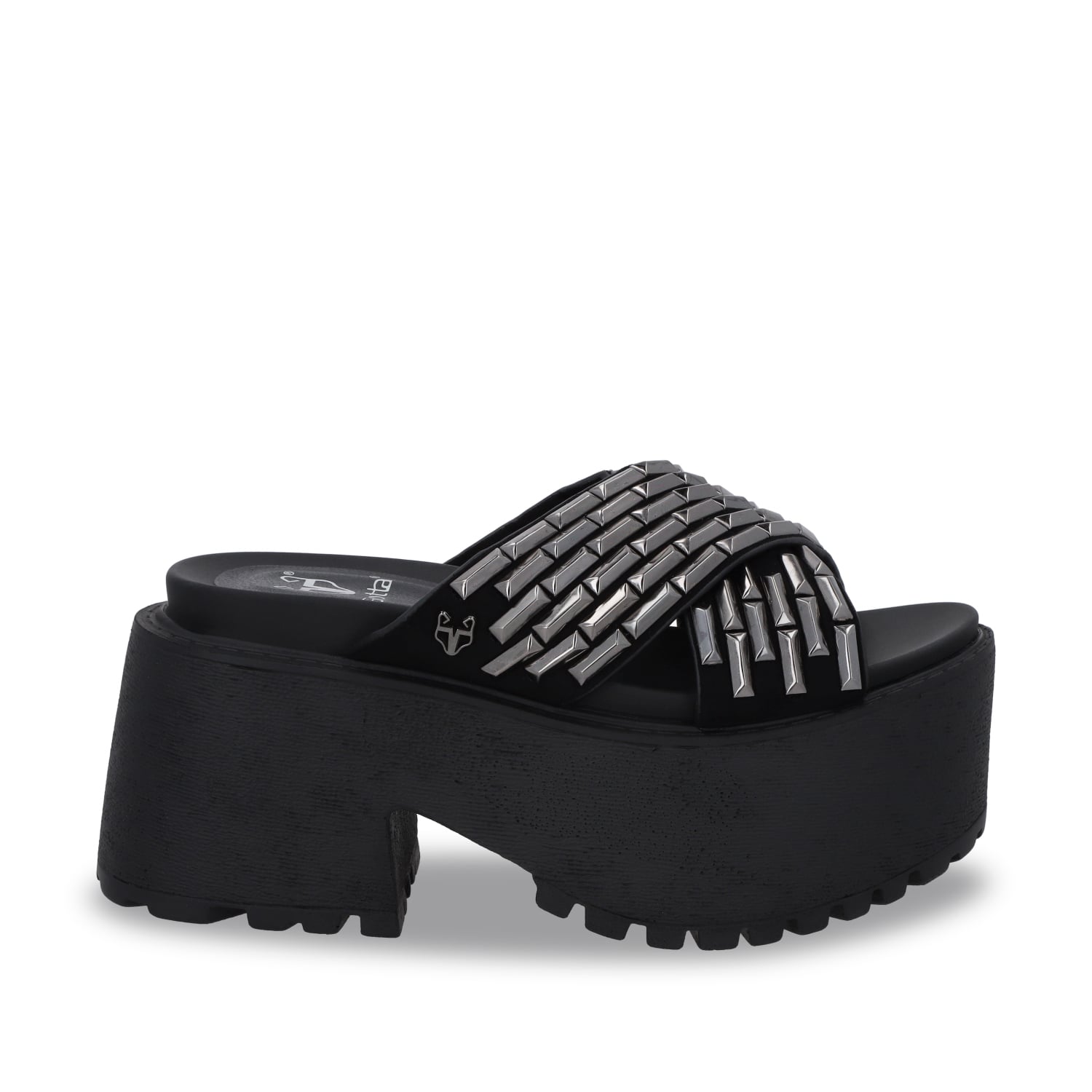 SANDALIA PLATAFORMA NEGRO MUJER 1567C - 1