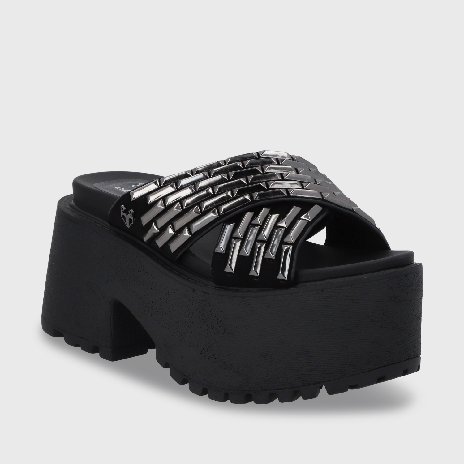 SANDALIA PLATAFORMA NEGRO MUJER 1567C - 2