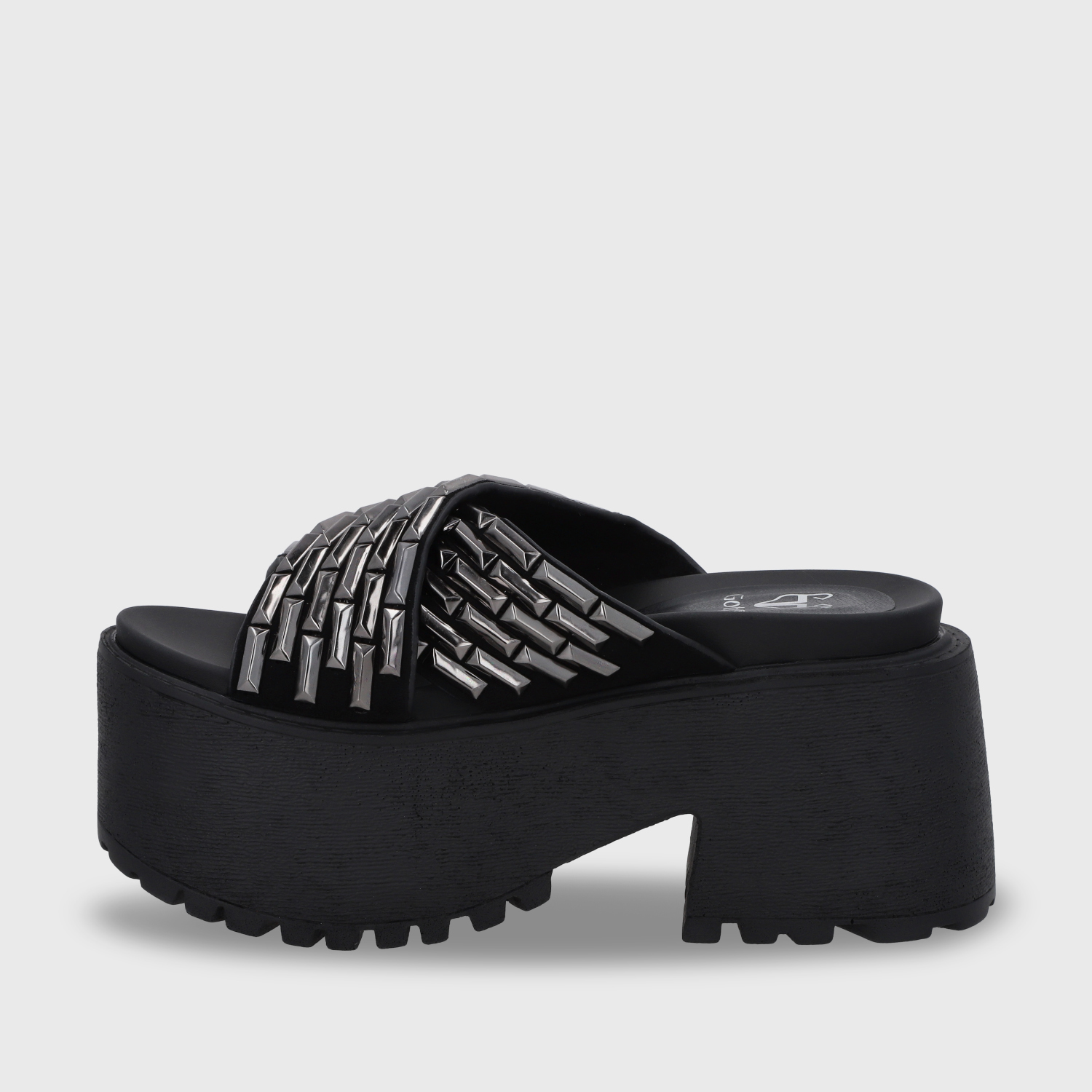 SANDALIA PLATAFORMA NEGRO MUJER 1567C - 4