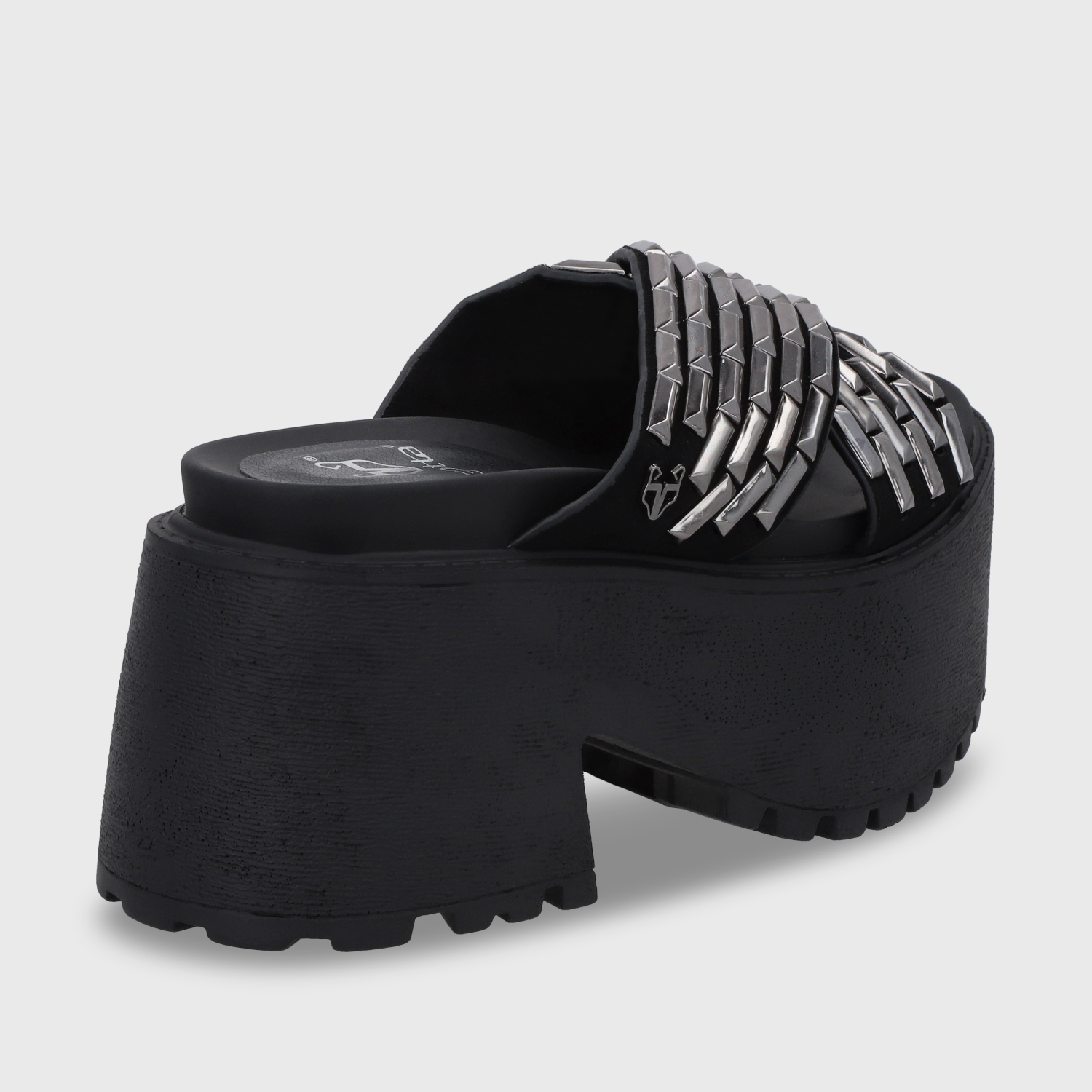 SANDALIA PLATAFORMA NEGRO MUJER 1567C - 5
