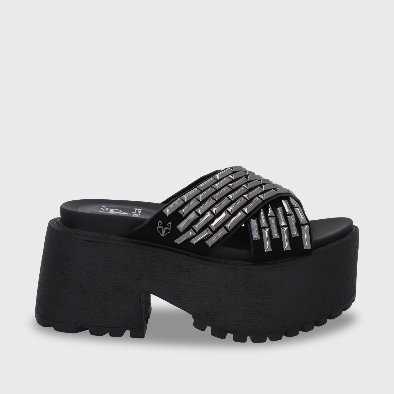 SANDALIA PLATAFORMA NEGRO MUJER 1567C - 8