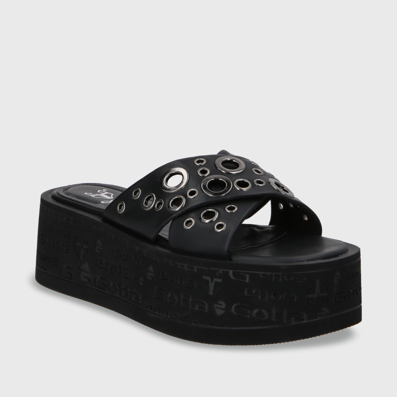 SANDALIA PLATAFORMA NEGRO MUJER 55931 - 3