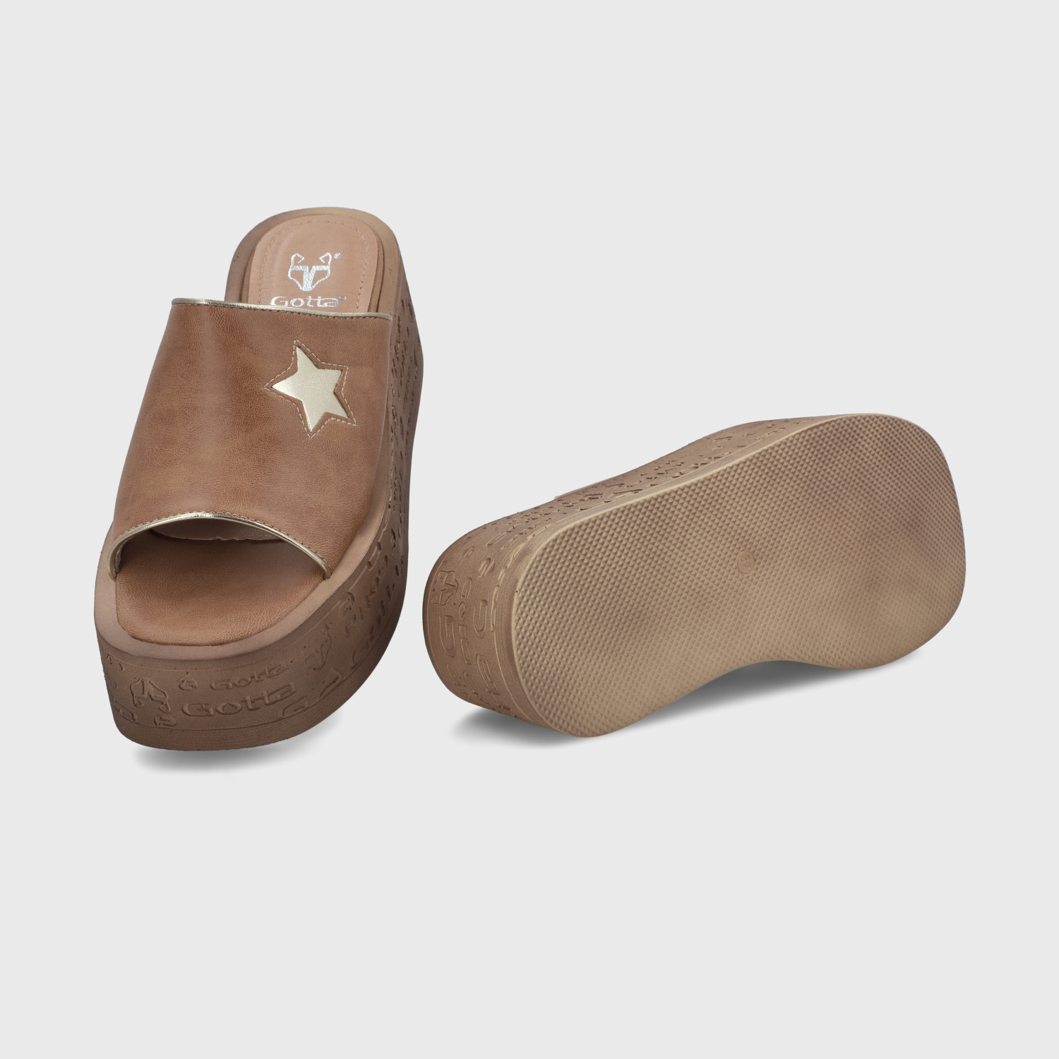 SANDALIA PLATAFORMA BEIGE MUJER 55930 - 7