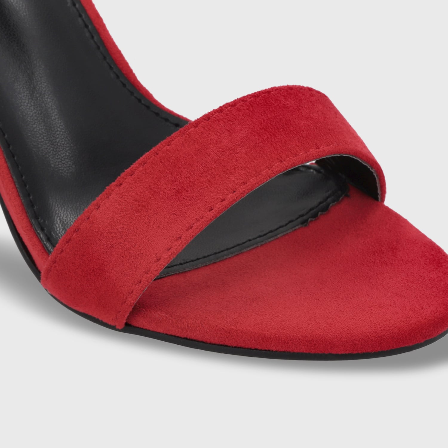 SANDALIA TACO ROJA MUJER 86123 - 7
