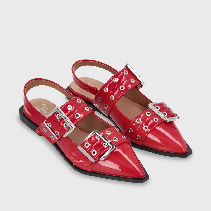BALLERINA ROJA MUJER 55240 - 3