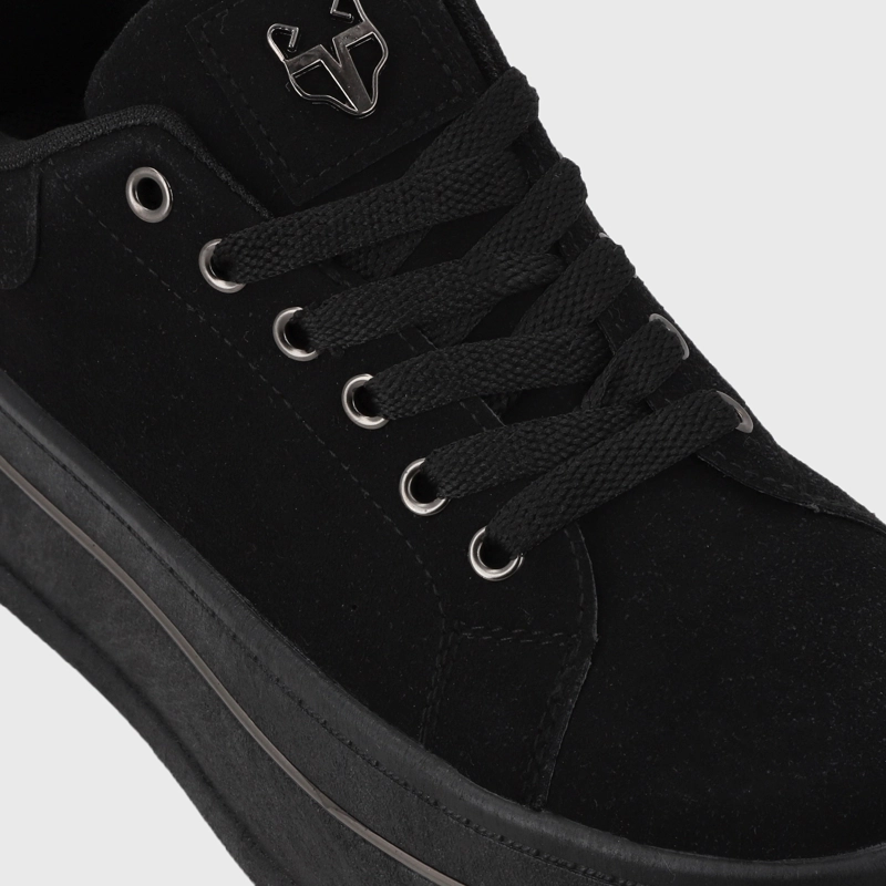 ZAPATILLA PLATAFORMA NEGRA  MUJER 58011 - 6