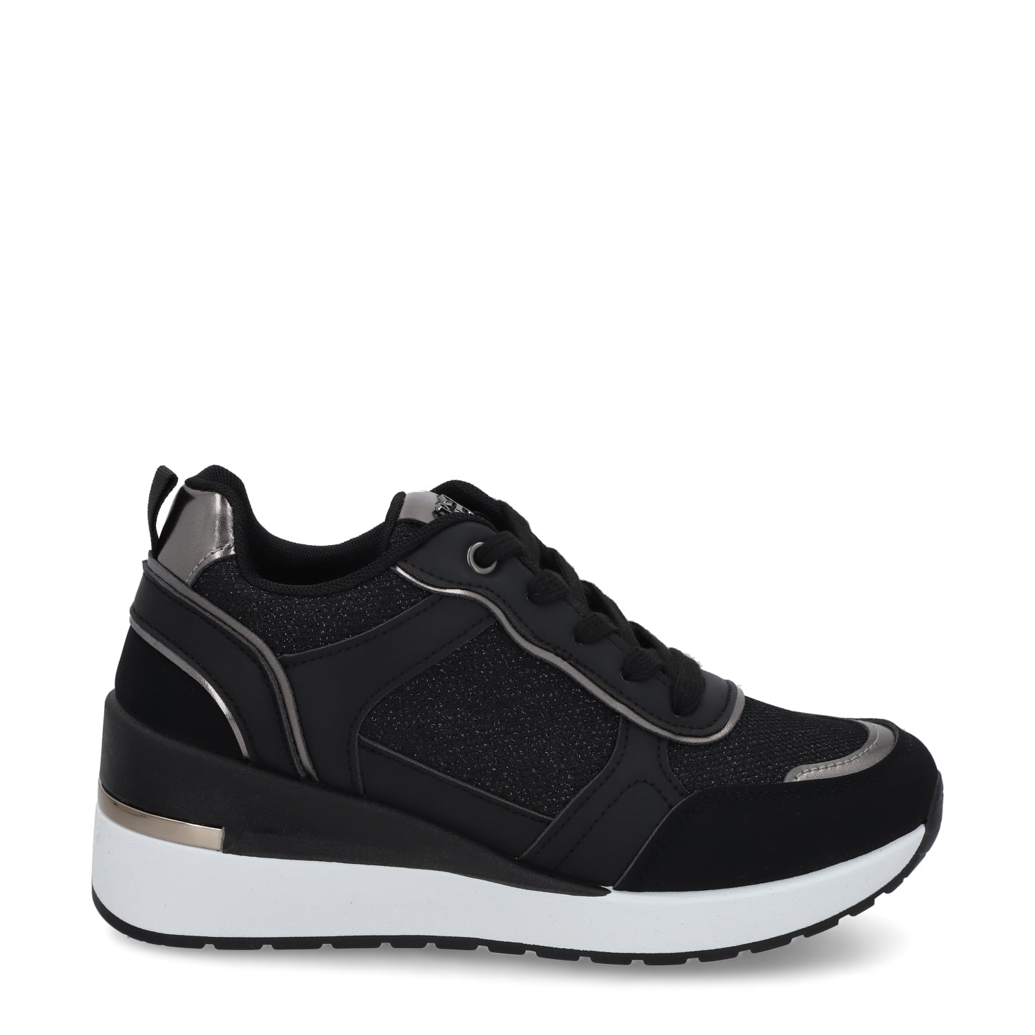 ZAPATILLA PLATAFORMA NEGRA  MUJER 58060 - 1