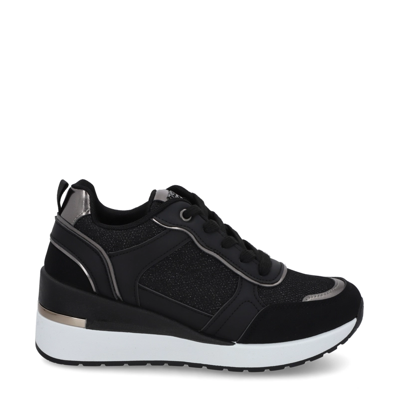 ZAPATILLA PLATAFORMA NEGRA  MUJER 58060 - 1