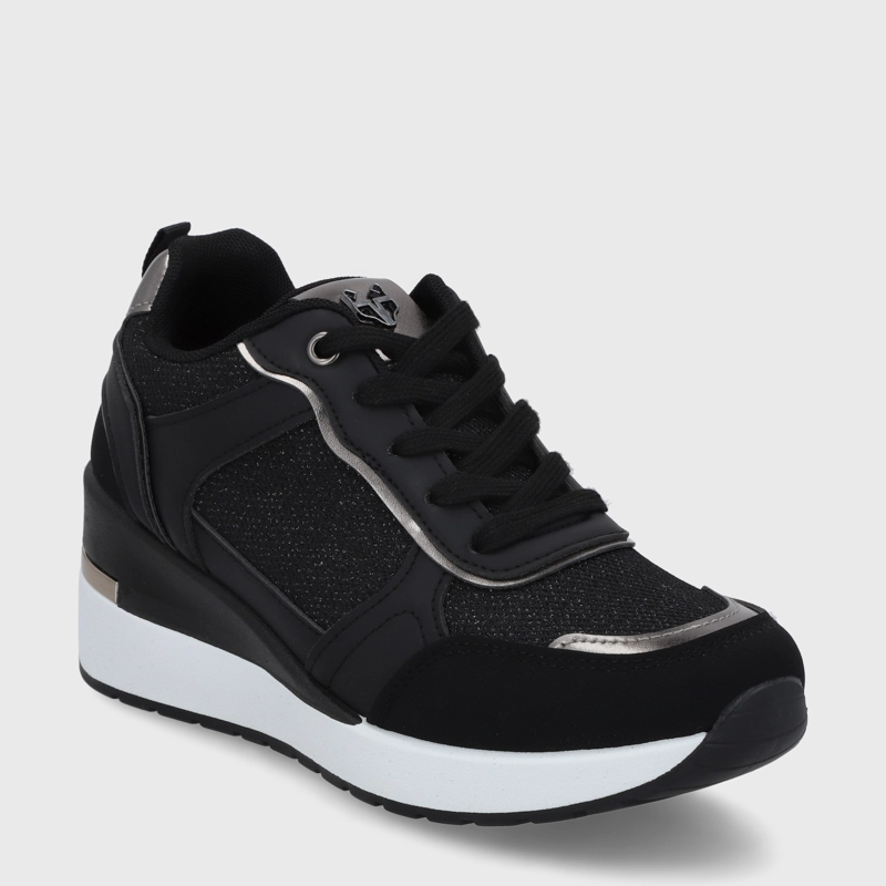 ZAPATILLA PLATAFORMA NEGRA  MUJER 58060 - 2