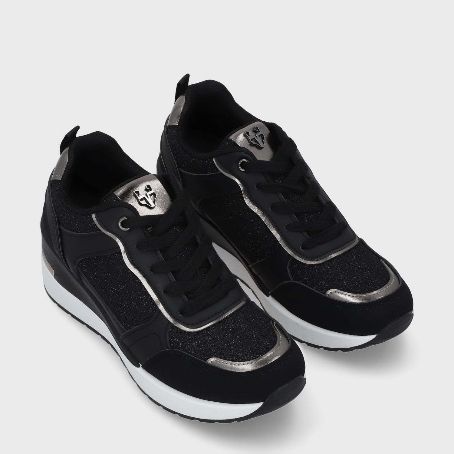 ZAPATILLA PLATAFORMA NEGRA  MUJER 58060 - 3