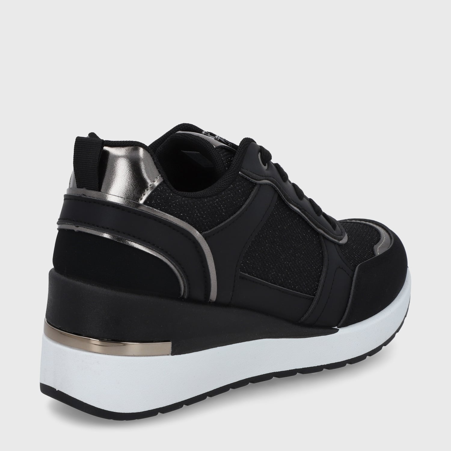 ZAPATILLA PLATAFORMA NEGRA  MUJER 58060 - 5