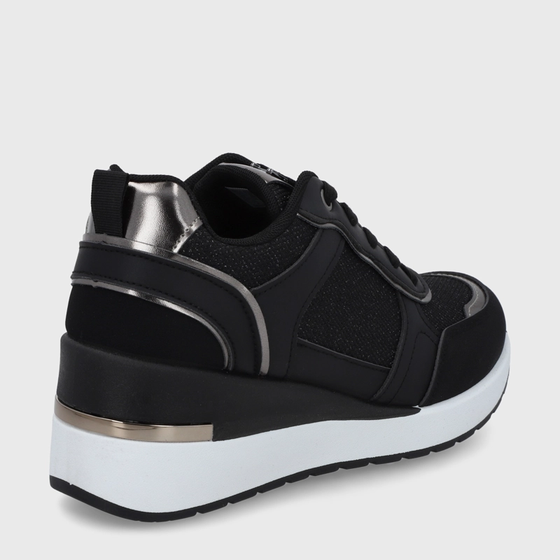 ZAPATILLA PLATAFORMA NEGRA  MUJER 58060 - 5