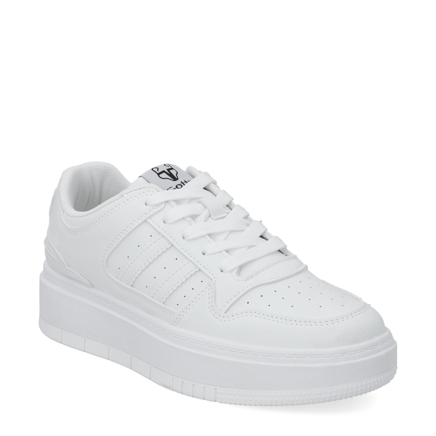 ZAPATILLA PLATAFORMA BLANCA MUJER 58030 - 2