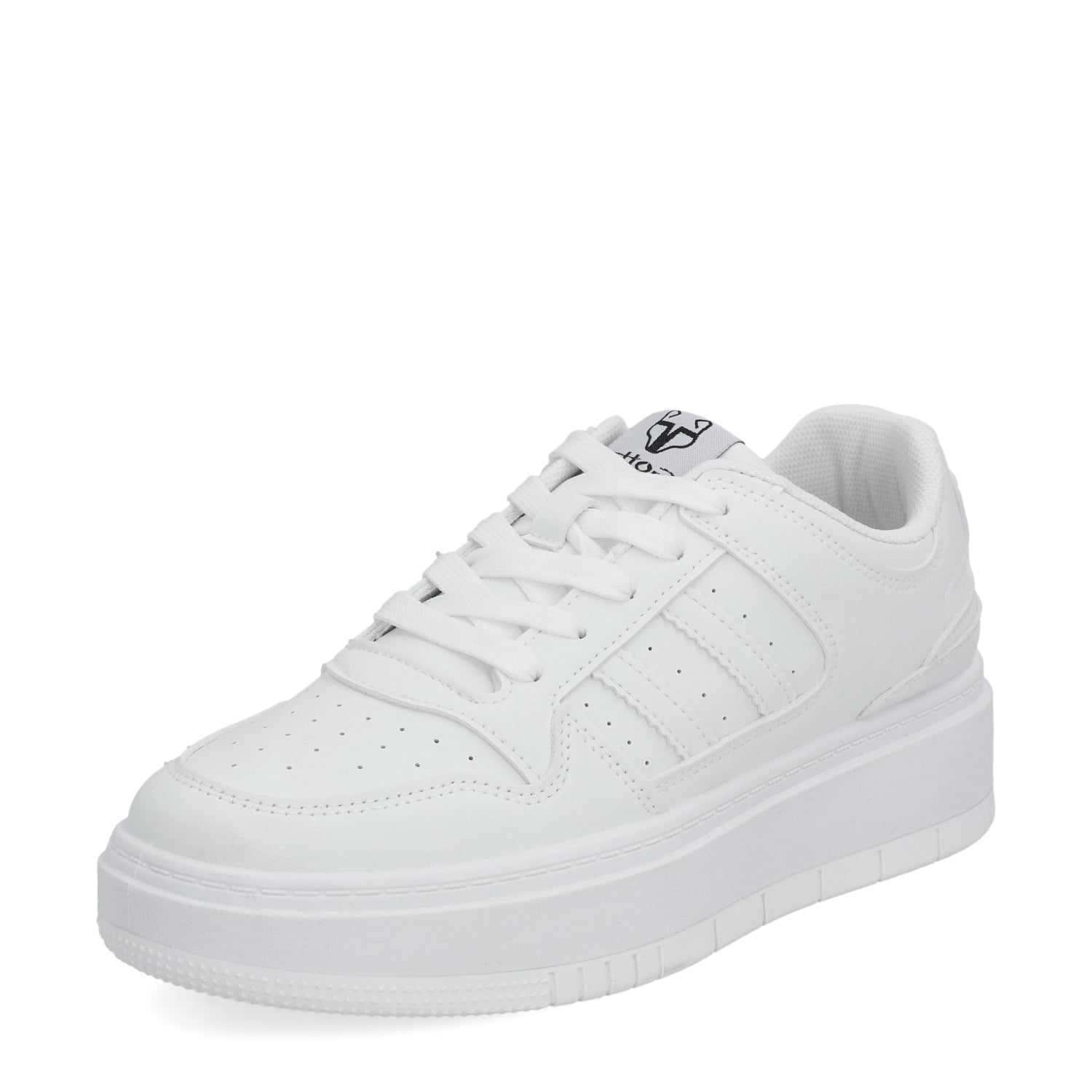 ZAPATILLA PLATAFORMA BLANCA MUJER 58030 - 2