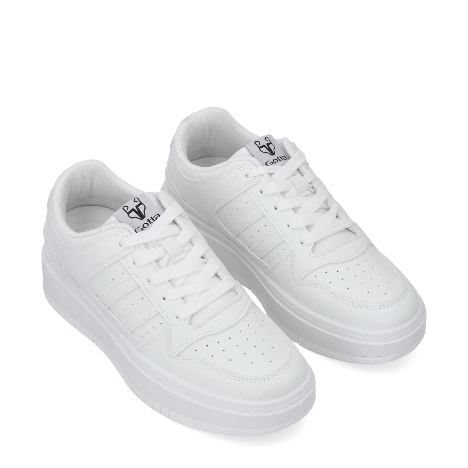 ZAPATILLA PLATAFORMA BLANCA MUJER 58030 - 3