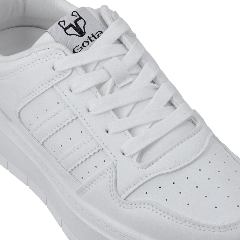 ZAPATILLA PLATAFORMA BLANCA MUJER 58030 - 6
