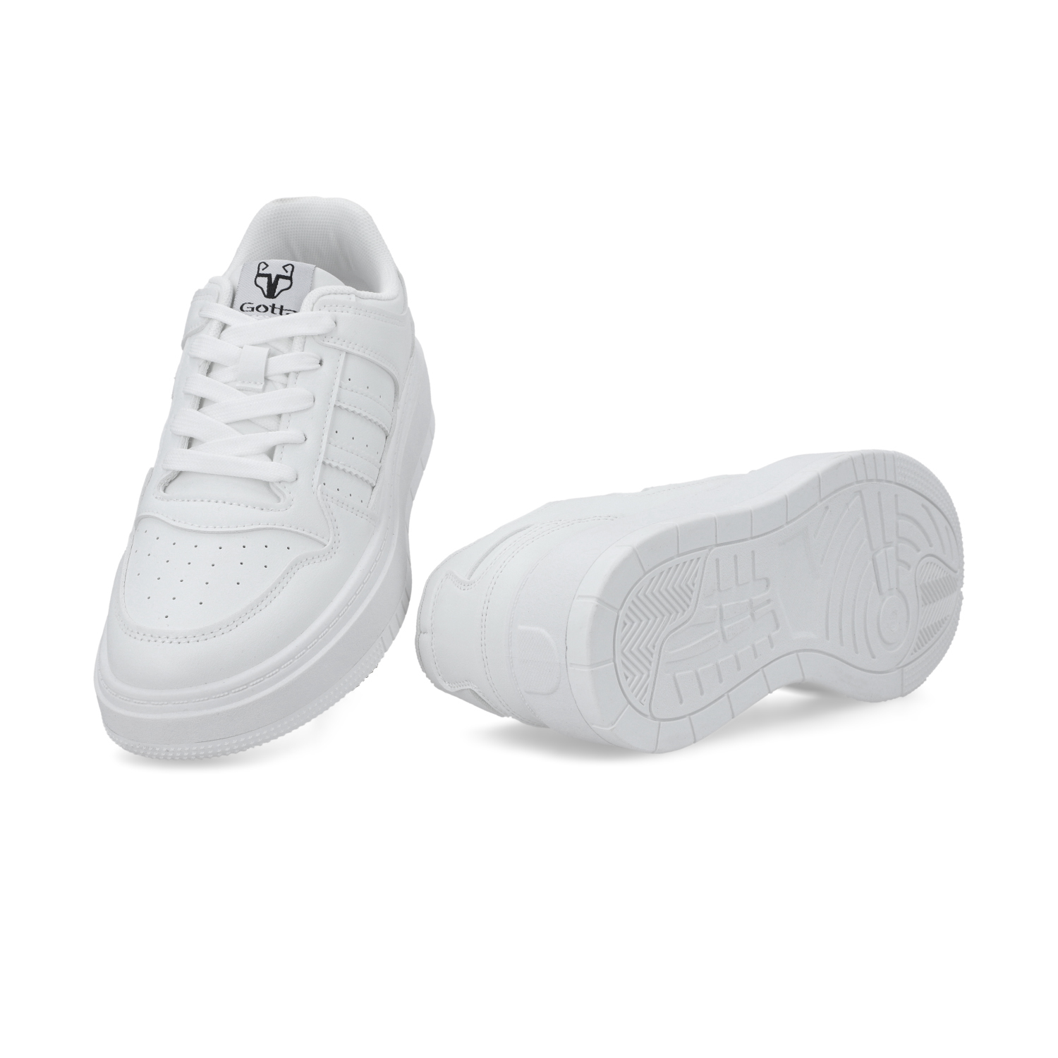 ZAPATILLA PLATAFORMA BLANCA MUJER 58030 - 7