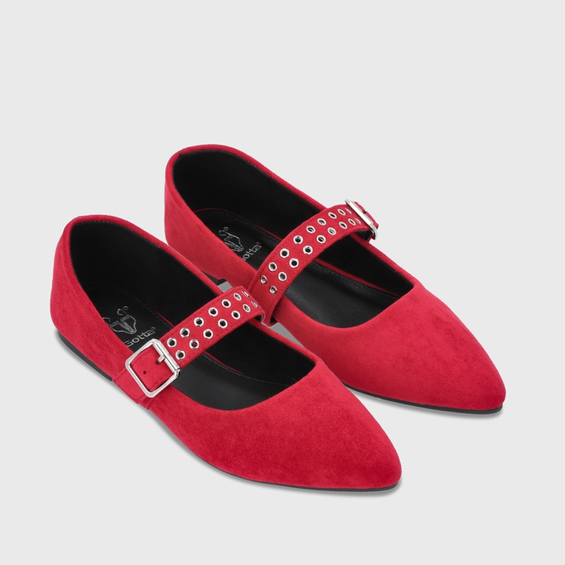 BALLERINA ROJA MUJER 54011 - 5