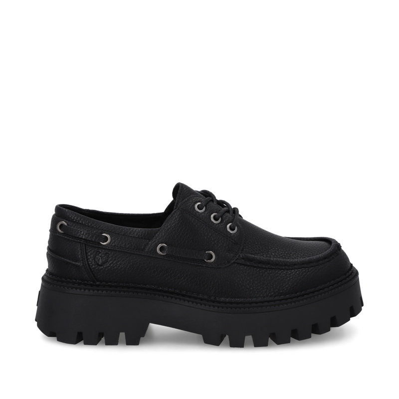 ZAPATO PLATAFORMA NEGRO MUJER 46302 - 1