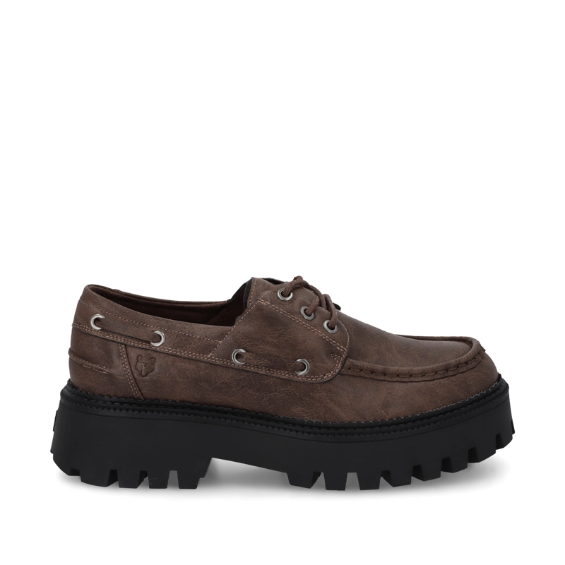 ZAPATO PLATAFORMA CAFE  MUJER 46302 - 1