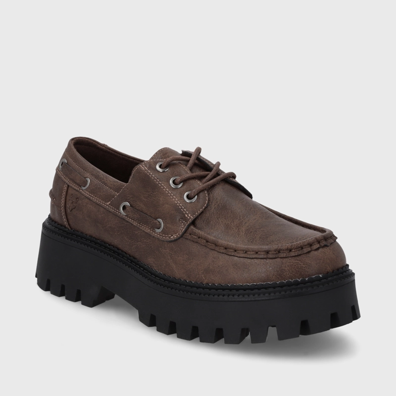 ZAPATO PLATAFORMA CAFE  MUJER 46302 - 3