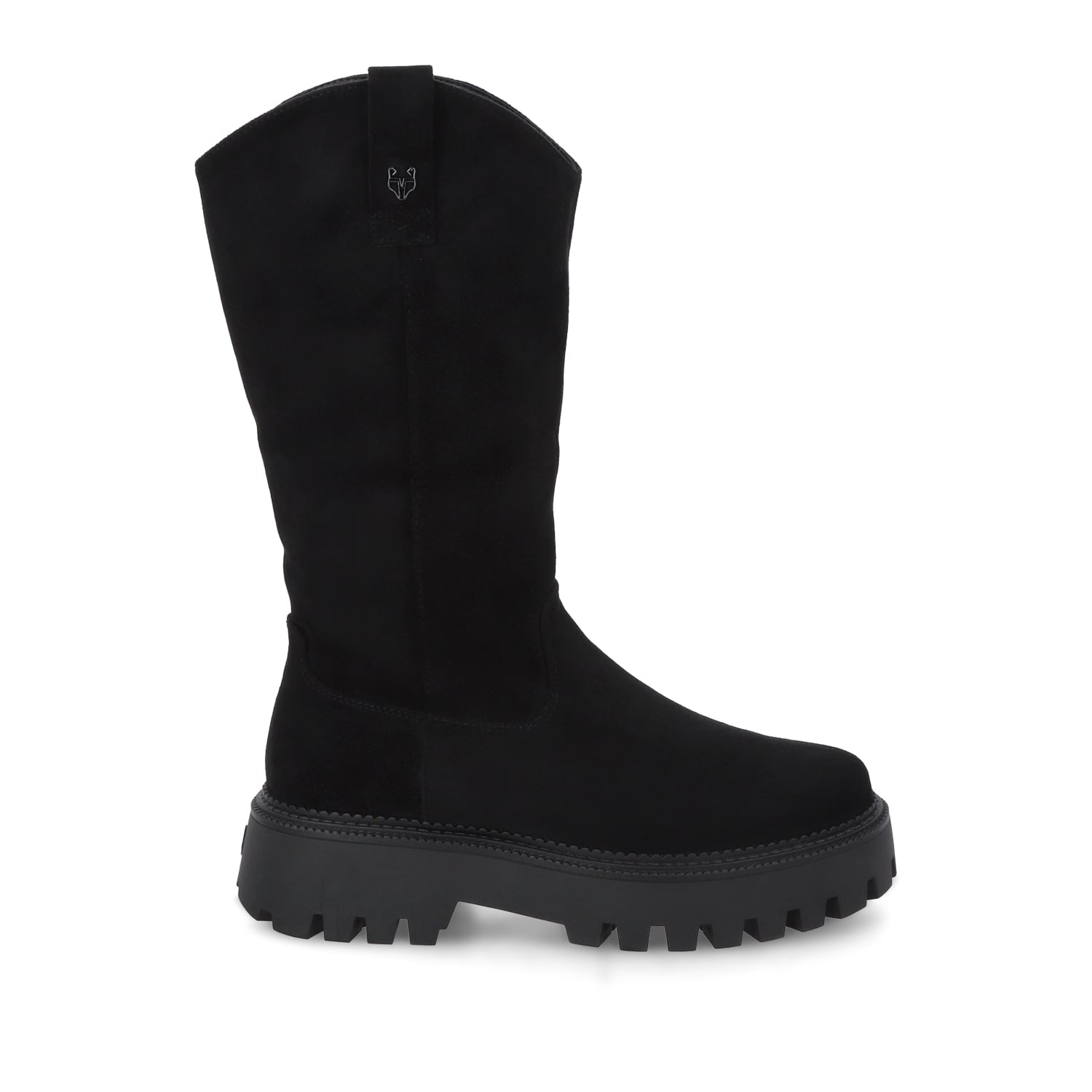 BOTA PLATAFORMA NEGRA MUJER 46304 - 1