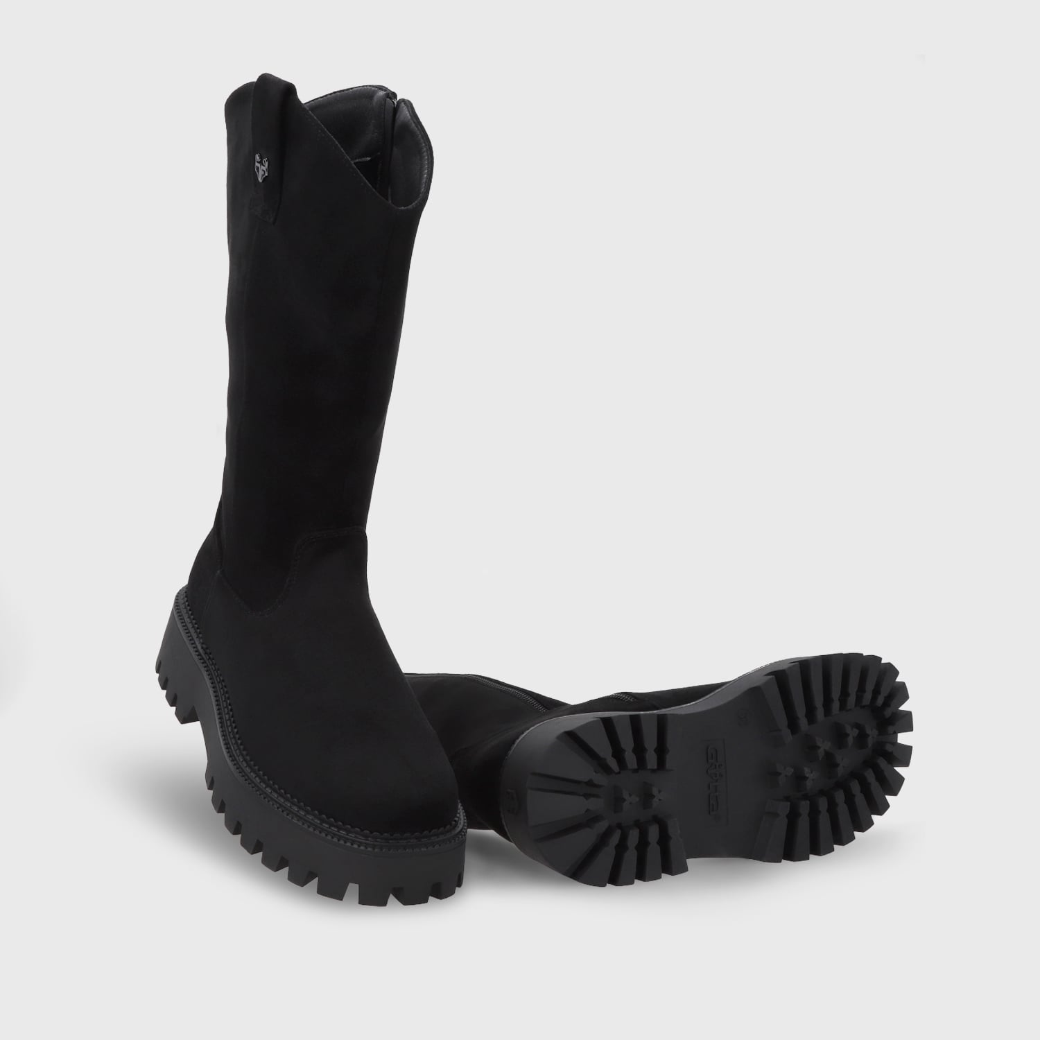 BOTA PLATAFORMA NEGRA MUJER 46304 - 7