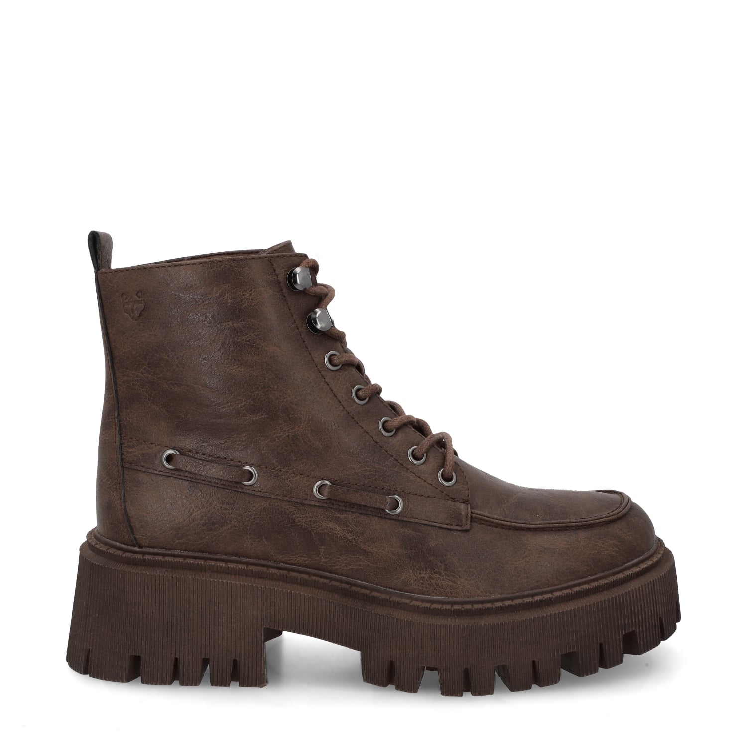 BOTIN PLATAFORMA CAFE MUJER 23507 - 1