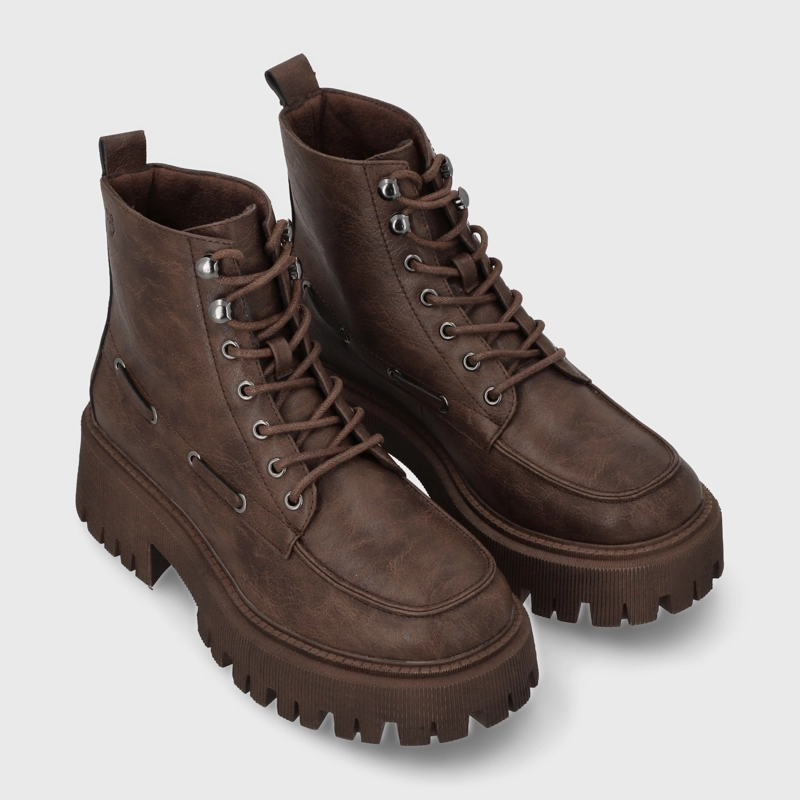 BOTIN PLATAFORMA CAFE  MUJER 23507 - 3