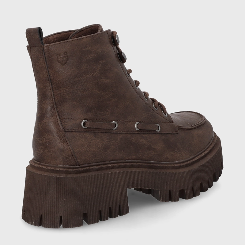 BOTIN PLATAFORMA CAFE  MUJER 23507 - 5