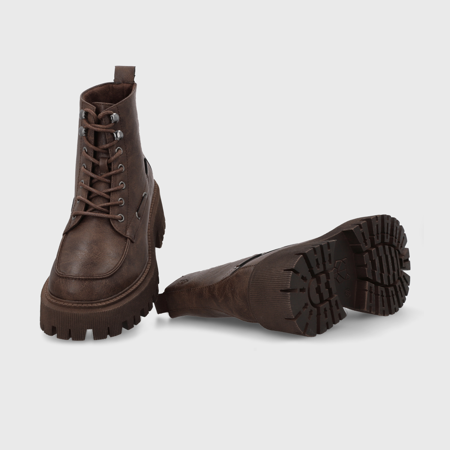 BOTIN PLATAFORMA CAFE  MUJER 23507 - 7