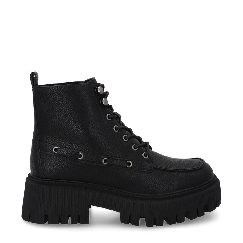 BOTIN PLATAFORMA NEGRO MUJER 23507 - 1