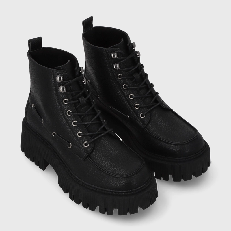 BOTIN PLATAFORMA NEGRO MUJER 23507 - 3