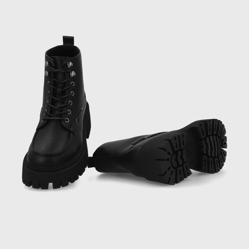 BOTIN PLATAFORMA NEGRO MUJER 23507 - 7