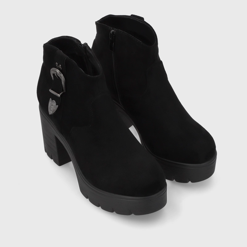 BOTIN TACO NEGRO MUJER 55311 - 3