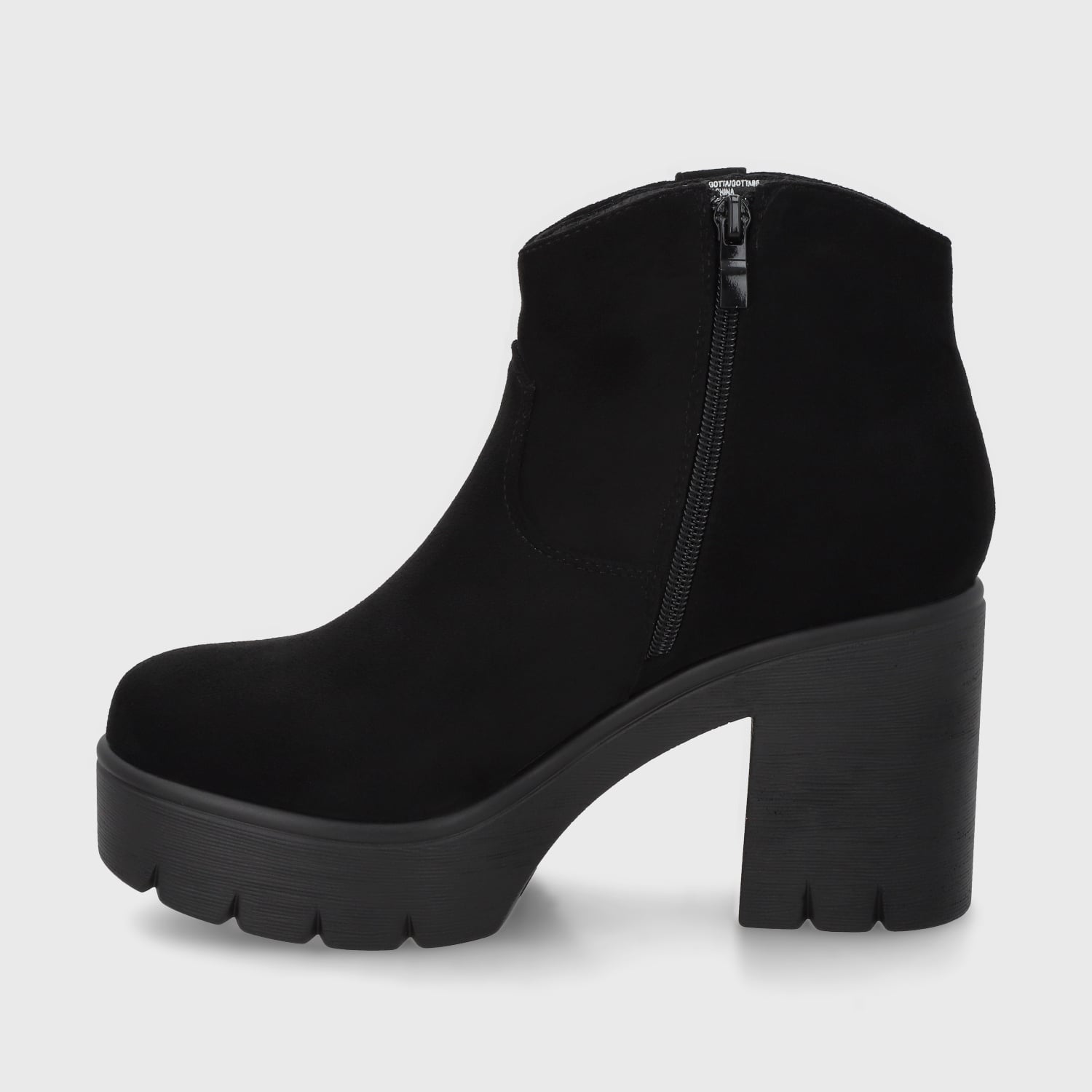 BOTIN TACO NEGRO MUJER 55311 - 4