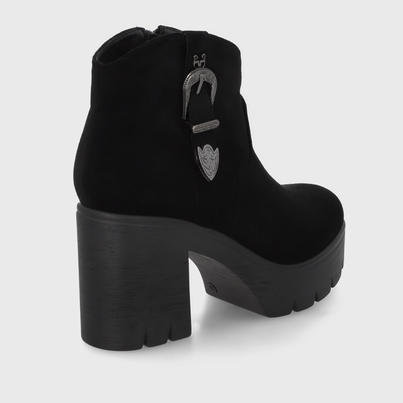BOTIN TACO NEGRO MUJER 55311 - 5