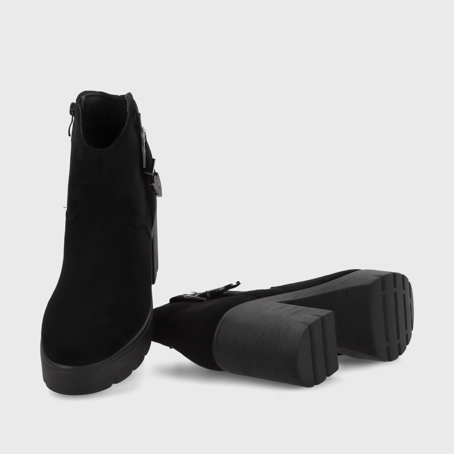 BOTIN TACO NEGRO MUJER 55311 - 7