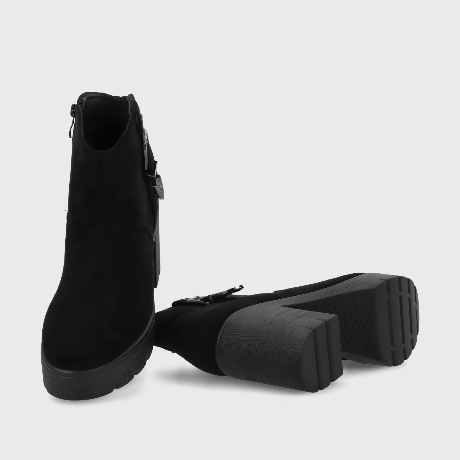 BOTIN TACO NEGRO MUJER 55311 - 7