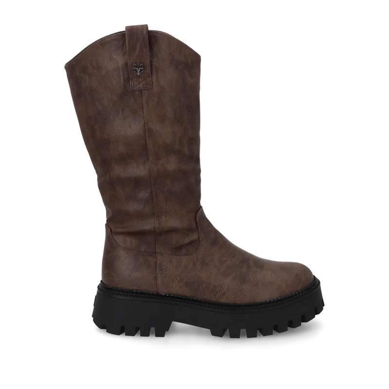BOTA PLATAFORMA CAFE  MUJER 46304 - 1