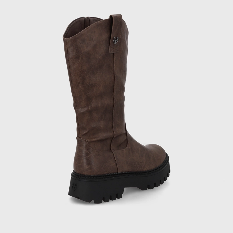 BOTA PLATAFORMA CAFE  MUJER 46304 - 5