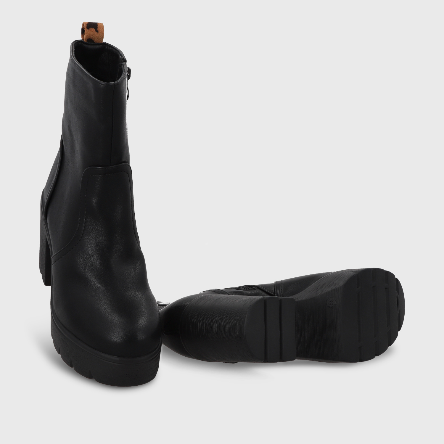 BOTIN TACO NEGRO MUJER 55310 - 7