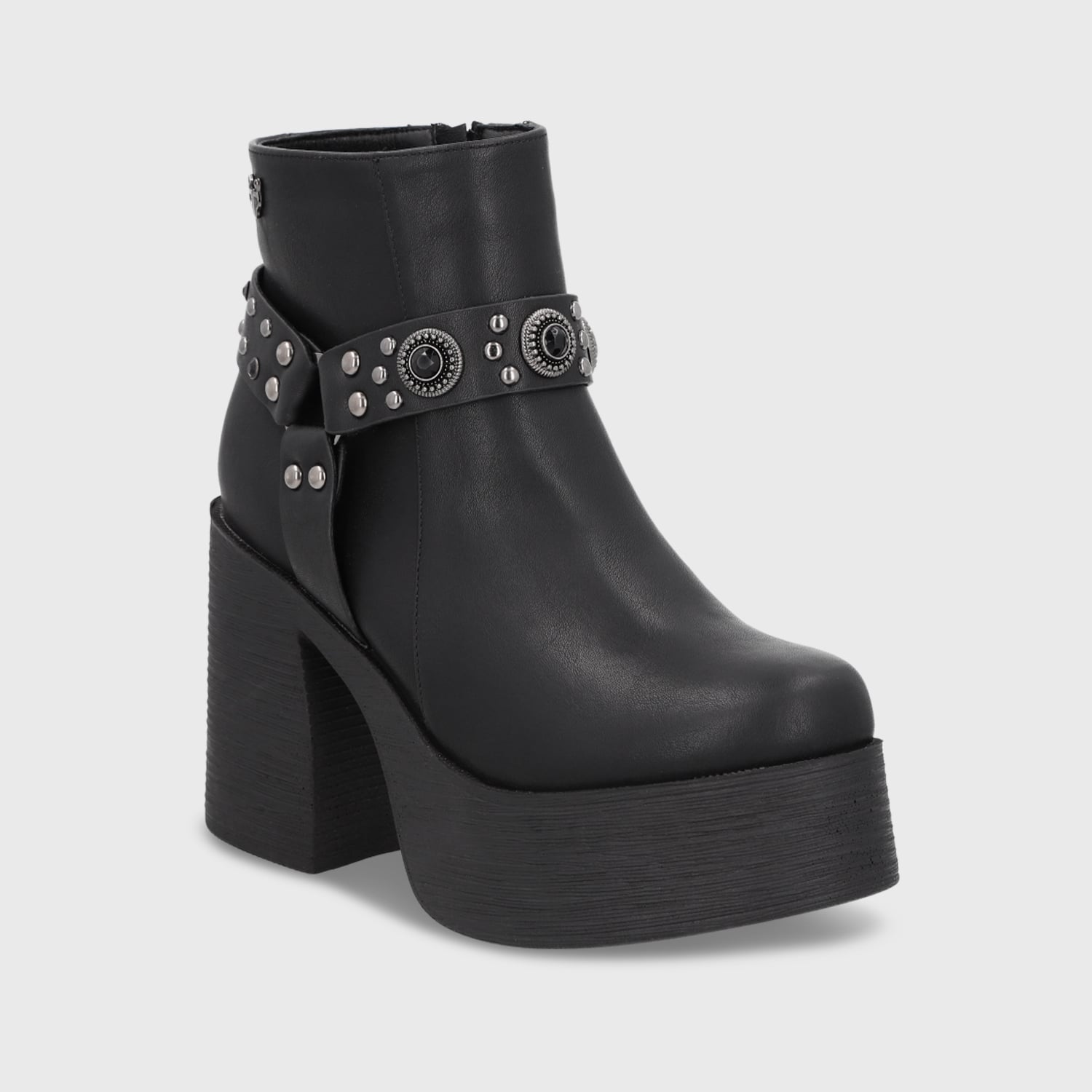 BOTIN TACO NEGRO MUJER 25635 - 3