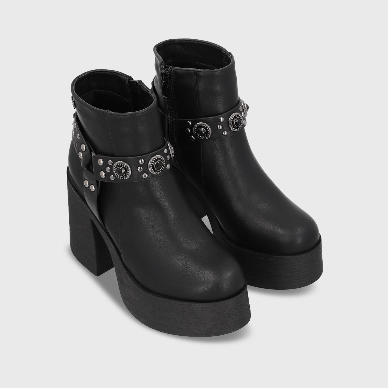 BOTIN TACO NEGRO MUJER 25635 - 4