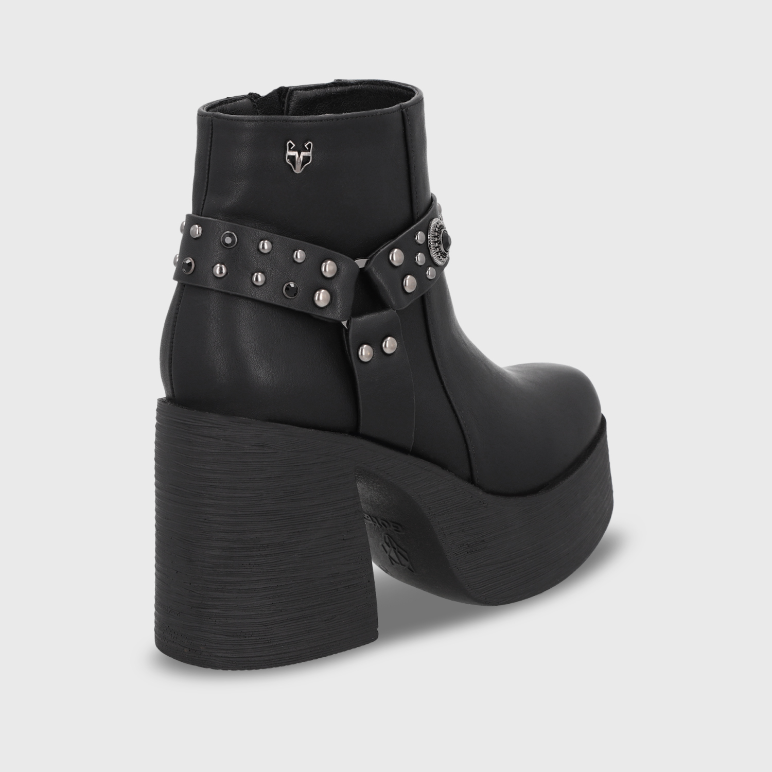 BOTIN TACO NEGRO MUJER 25635 - 6