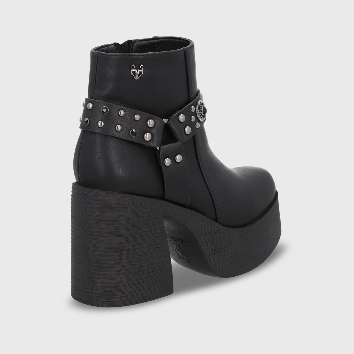 BOTIN TACO NEGRO MUJER 25635 - 6