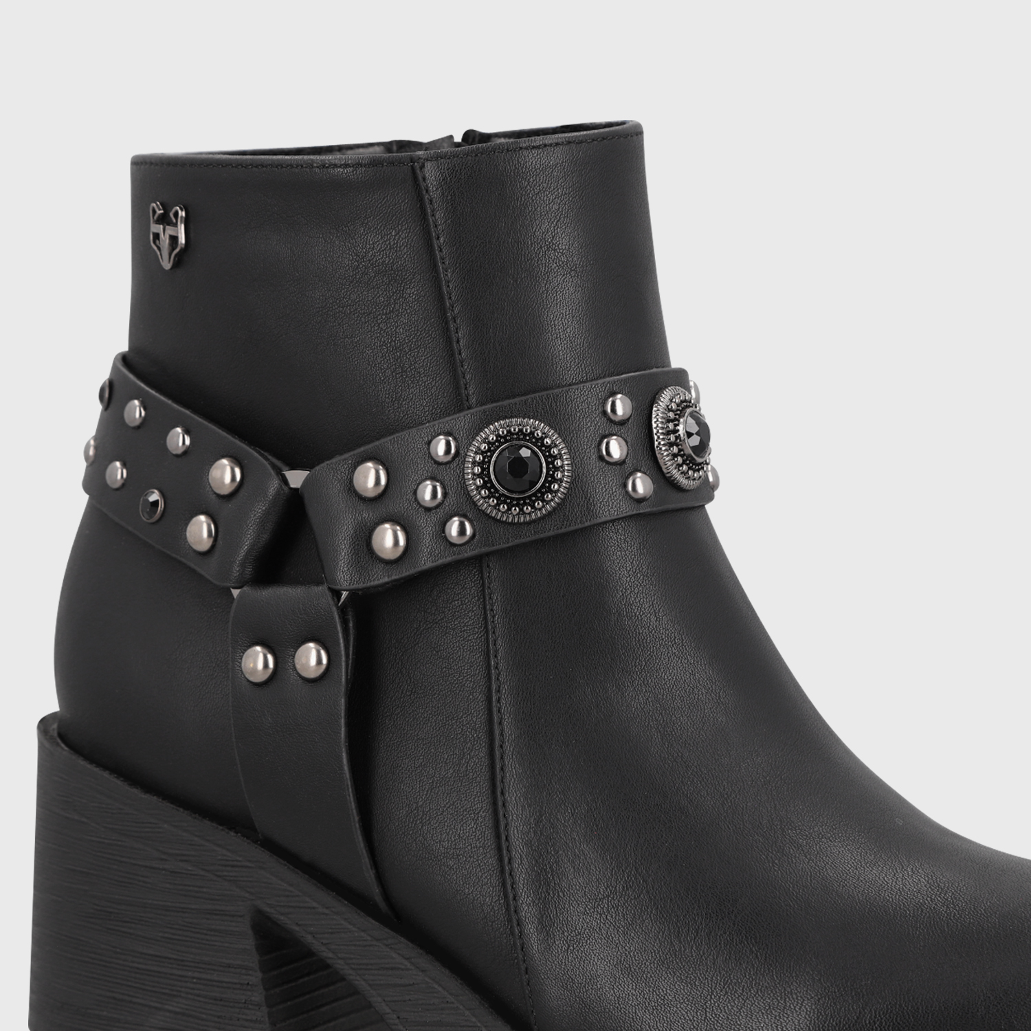BOTIN TACO NEGRO MUJER 25635 - 7