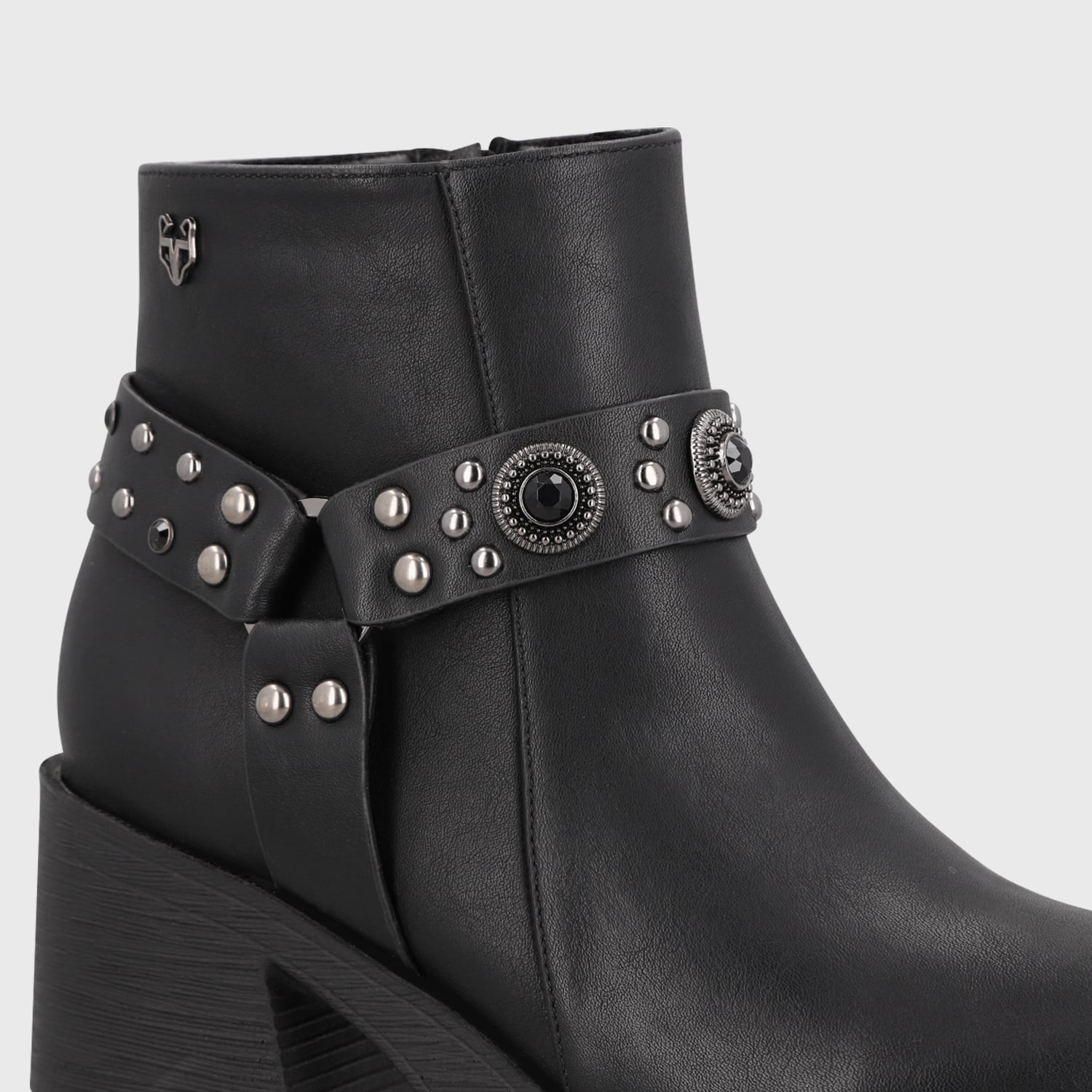 BOTIN TACO NEGRO MUJER 25635 - 7