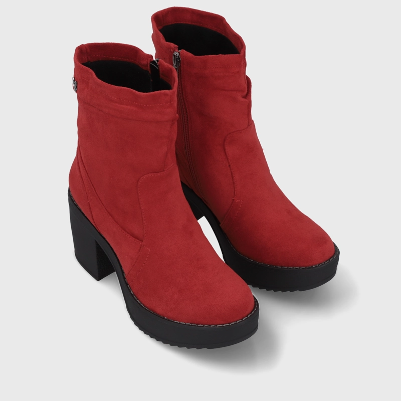 BOTIN TACO ROJO MUJER C7330 - 3